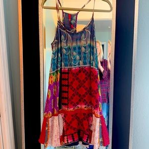 Size medium BoHo midi dress T back